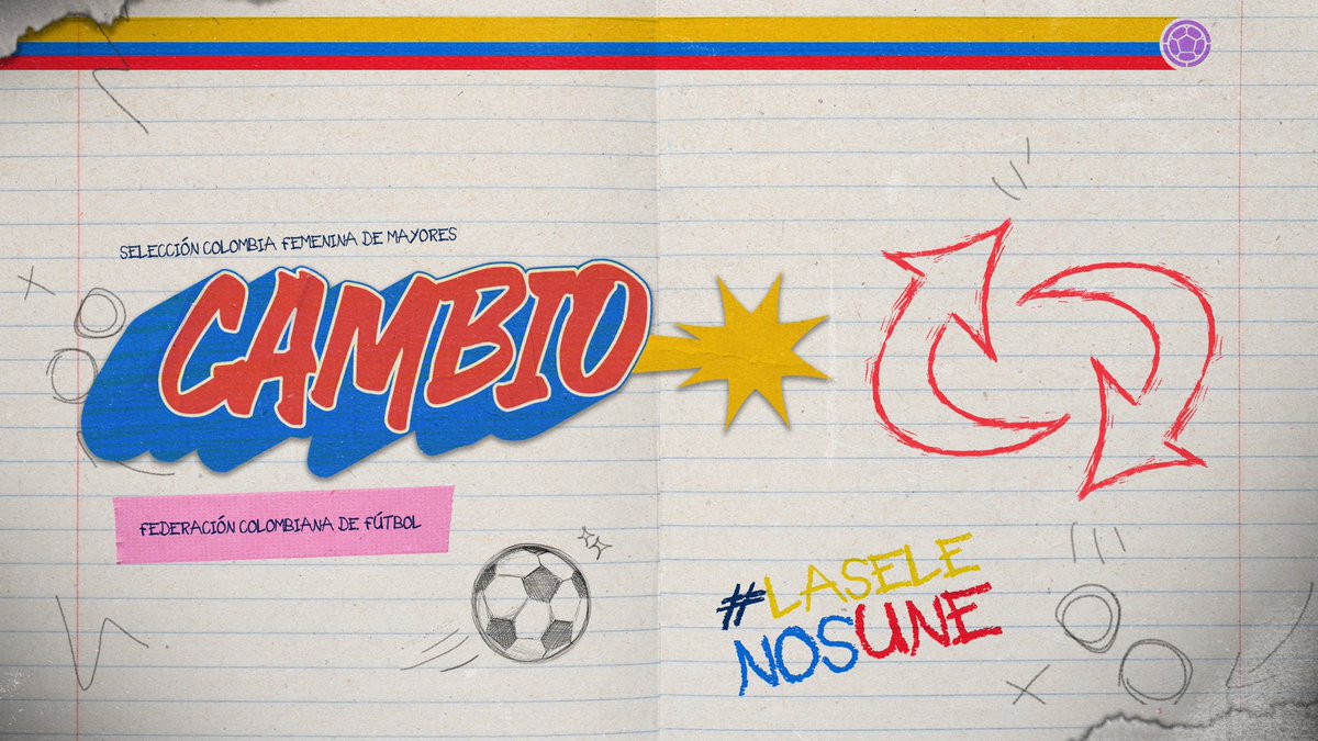 ⏱️ 106' Cambios en Colombia

➡️ Wendy Bonilla, Marcela Restrepo
⬅️ Carolina Arias, Lorena Bedoya 

🇨🇴 3-4 🇧🇷

#LaSeleNosUne🇨🇴