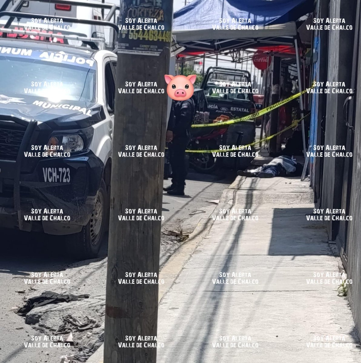 UNA MUJER MUERTA EN CALLE DE VALLE DE CHALCO 

Este medio día se reportó a una mujer sin vida sobre la Av. Guadalupe Posadas en Valle de Chalco, las causas se desconocen, está acordonado en espera de los servicios periciales