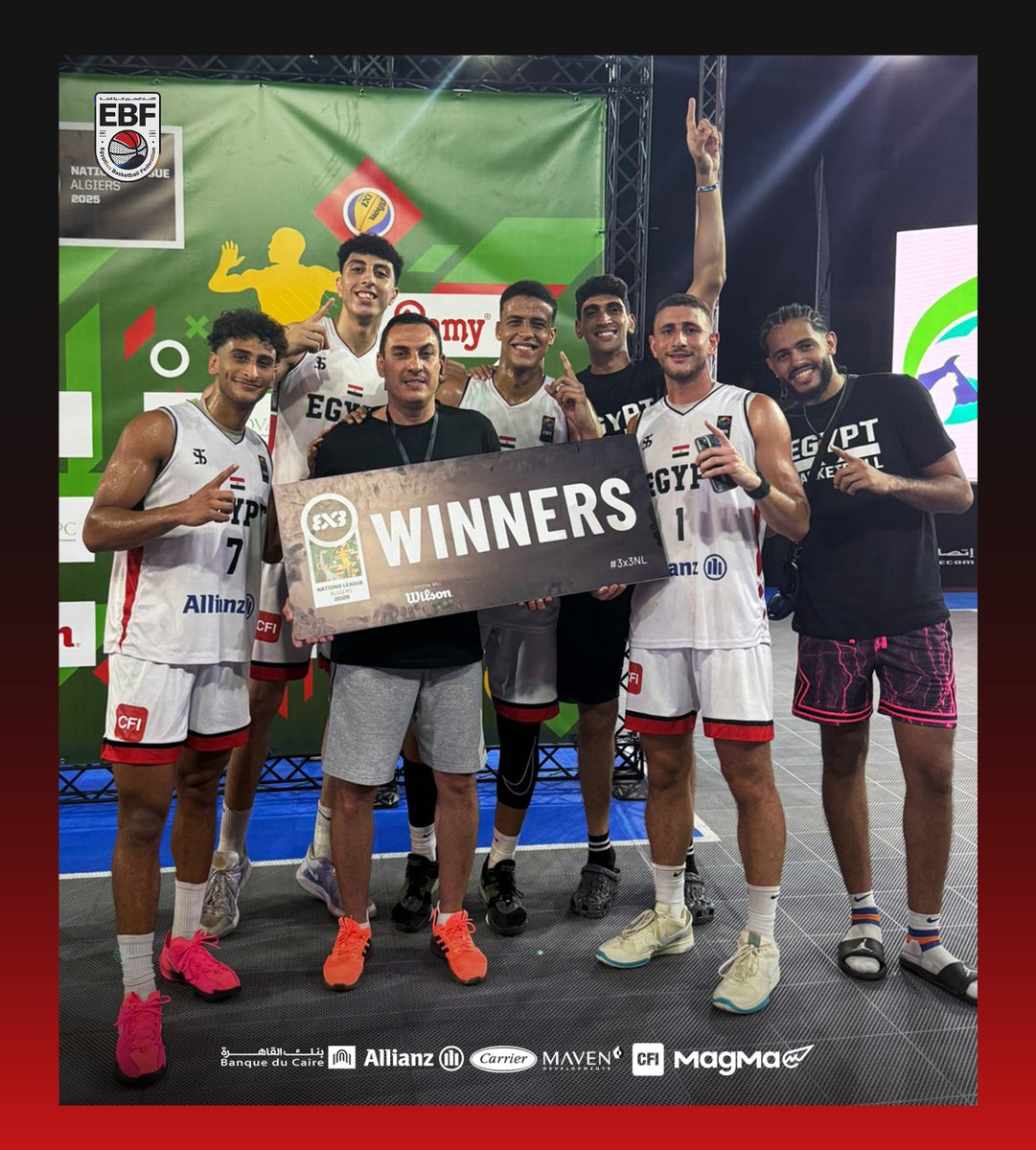 YOUR STOP 2 WINNERS! 🤩

#EBF | #الاتحاد_المصري_لكرة_السلة
#3X3NL