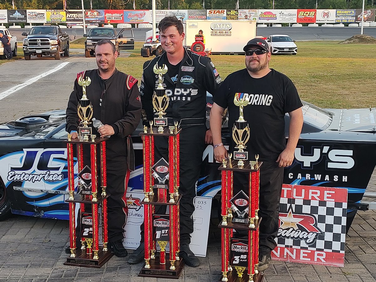 JT Cashman wins a hard fought R&amp;R Race Parts Street Stock 75-lap feature at <a href="/StarSpeedwayNH/">Star Speedway</a> over Charlie Baldwin &amp; Shane Gendron.