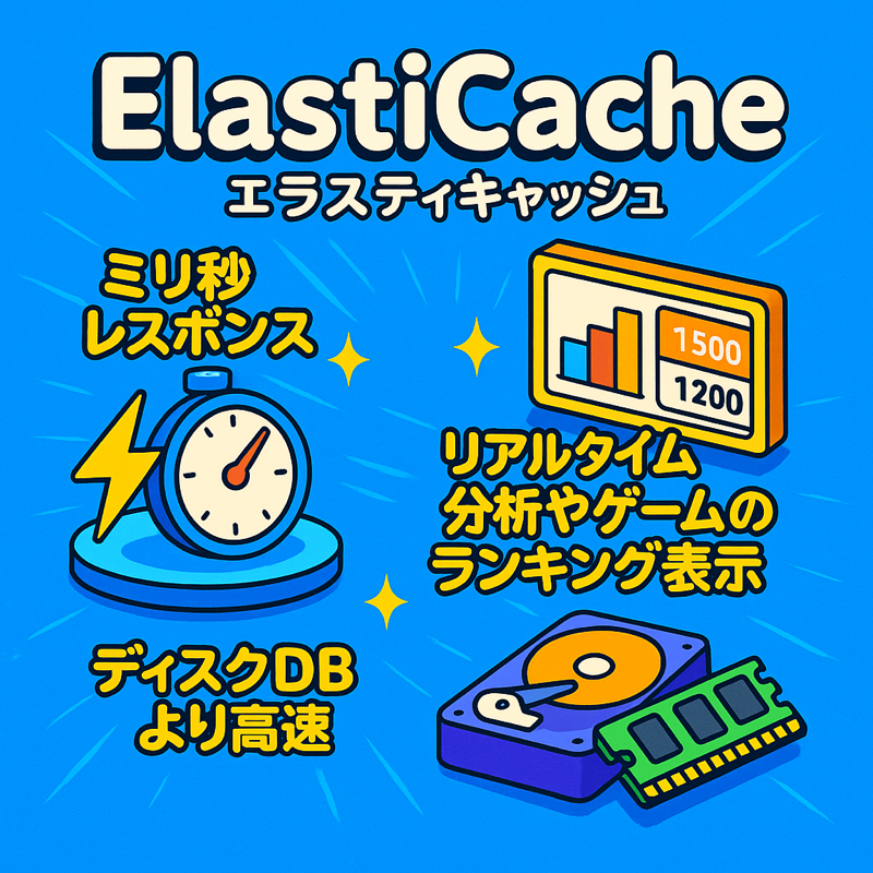 everyday_progm's tweet image. ミリ秒レスポンスが欲しい時は…⚡️

ElastiCacheが大活躍！
リアルタイム分析やゲームのランキングなど、超高速が求められる場面に最適✨
ディスクDBとの使い分けがカギ！

本日も最高の1日にしましょう！

#AWS #ElastiCache #AWS認定クラウドプラクティショナー #駆け出しエンジニアと繋がりたい