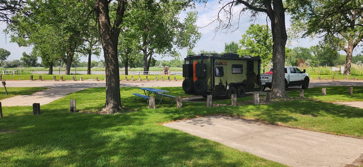 Great $15 spot by the lake in North Platte NE.