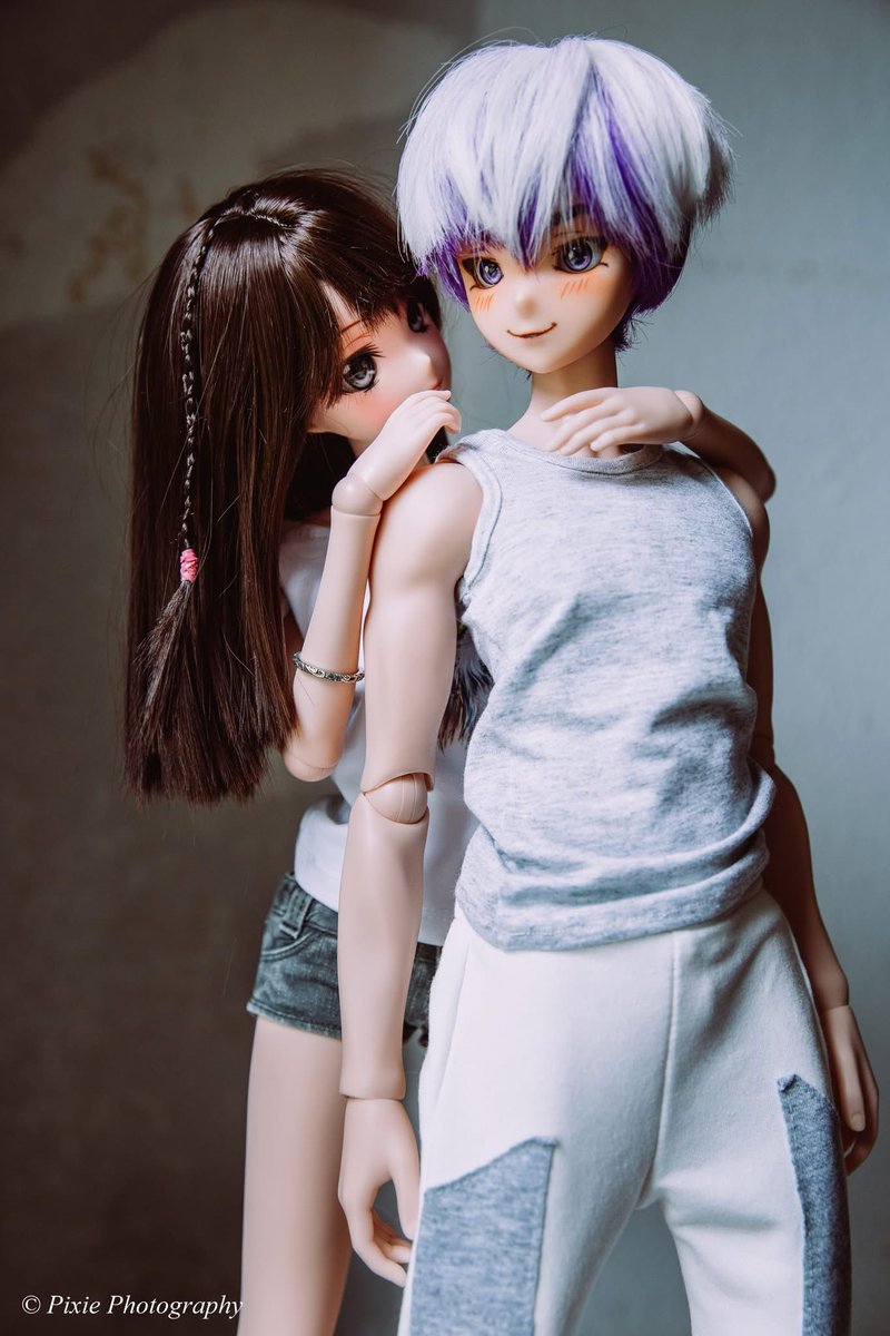 pygnille's tweet image. New couple, maybe? 💕 #smartdoll #smartdollphotography #dollphotography #dannychoo