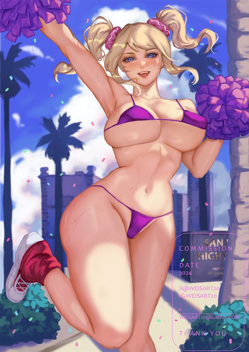 Julie Starling commission. Thank you 💜
#lollipopchainsaw