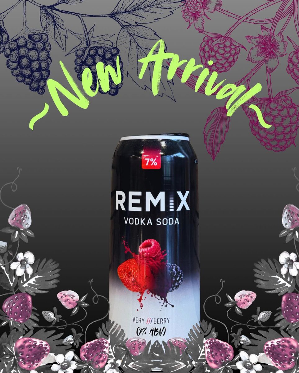 Well it’s definitely a hot one out there today! We might have just the cure, Remix Very Berry will keep you refreshed and cool during this heatwave! #remix #vodkasoda #icecoldbeverage