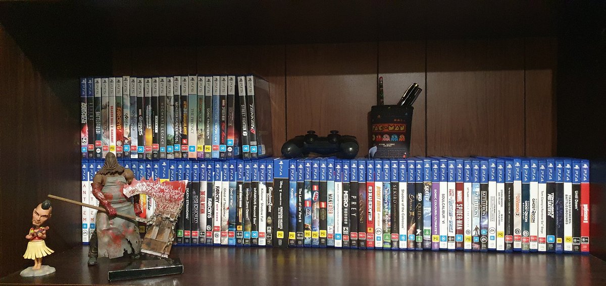 Thanks to <a href="/EBGamesAus/">EB Games Australia</a> selling retro games I've slowly been rebuilding my ps3 collection adding a few ps2 games too.
Cleaned and organised my collection recently too