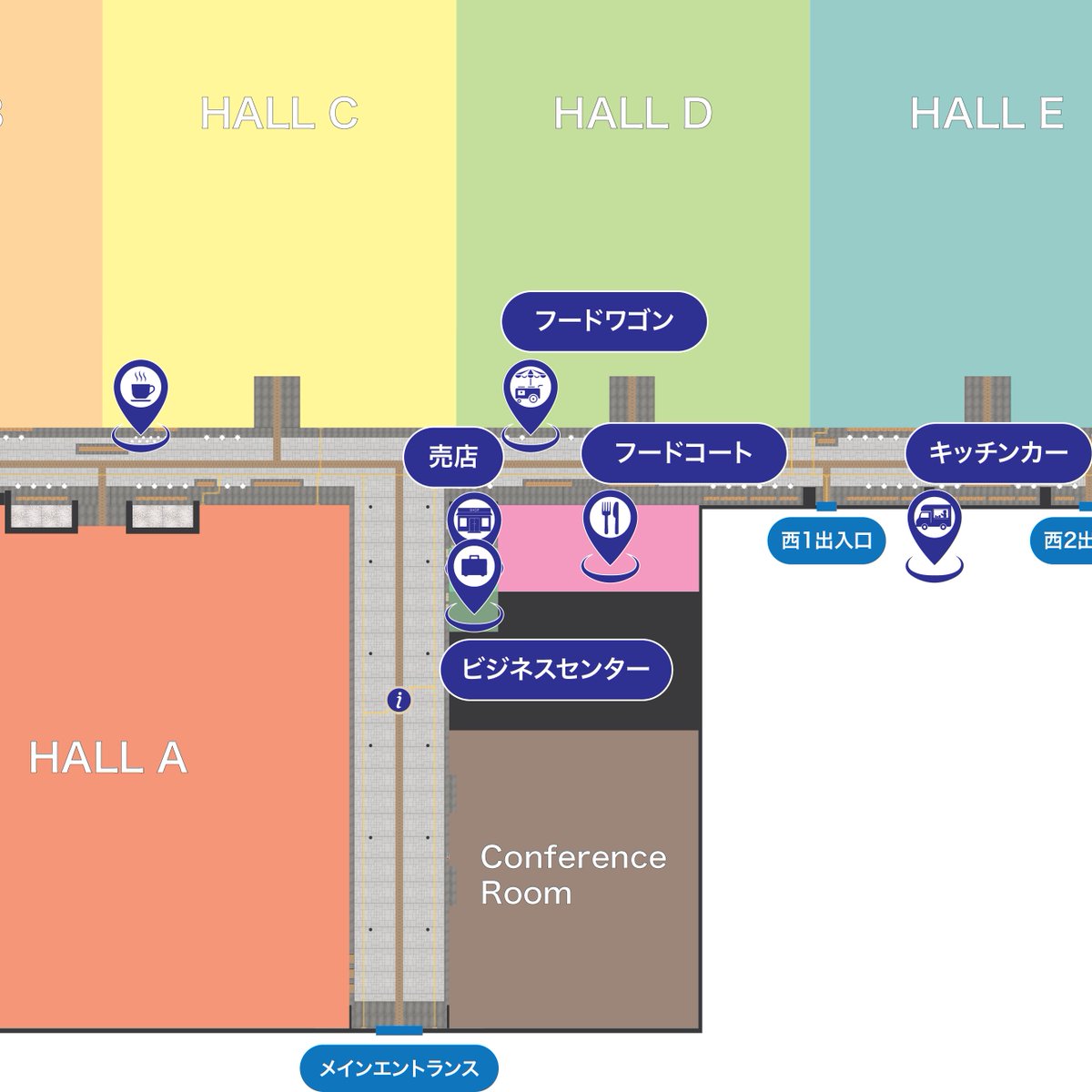 8/3-8/4 飲食店舗の営業時間】 フードコート 3日 11:00-17:30 4日 11