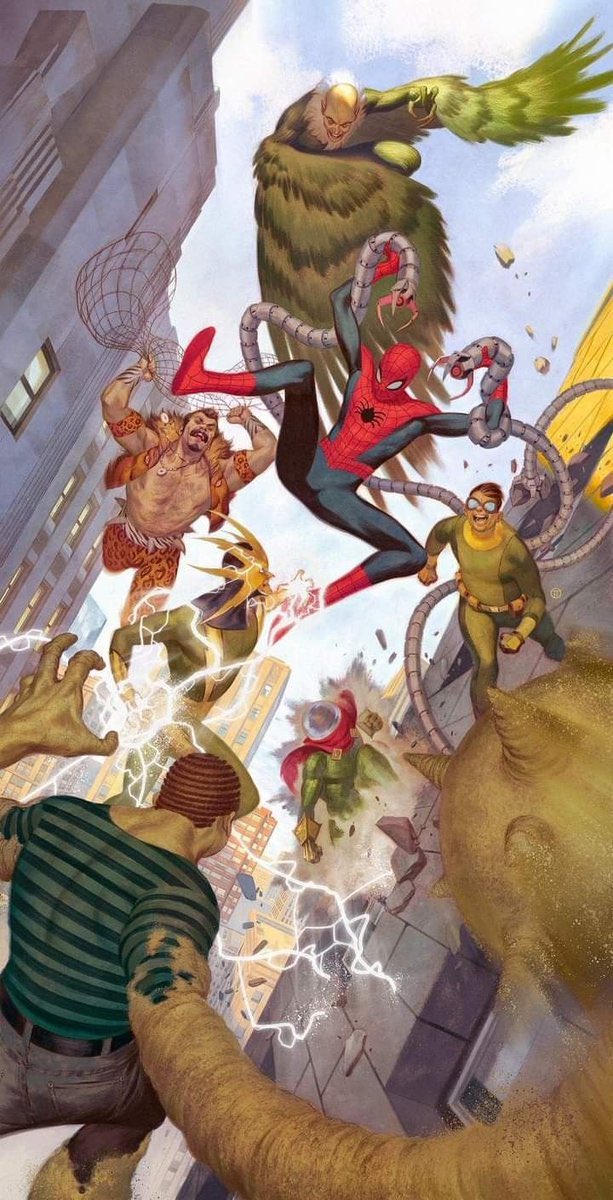 Spider-Man vs Sinister Six | By Julian Totino Tedesco