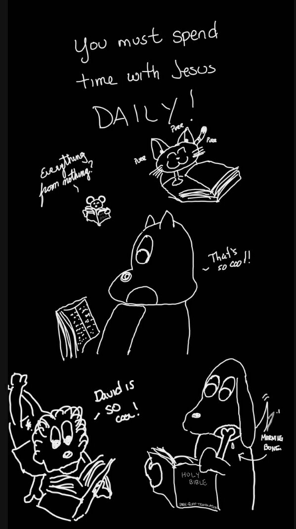 Purrrfectcomic's tweet photo. Some of the best doodles come from sermon notes! https://t.co/BUiBEMzfyX