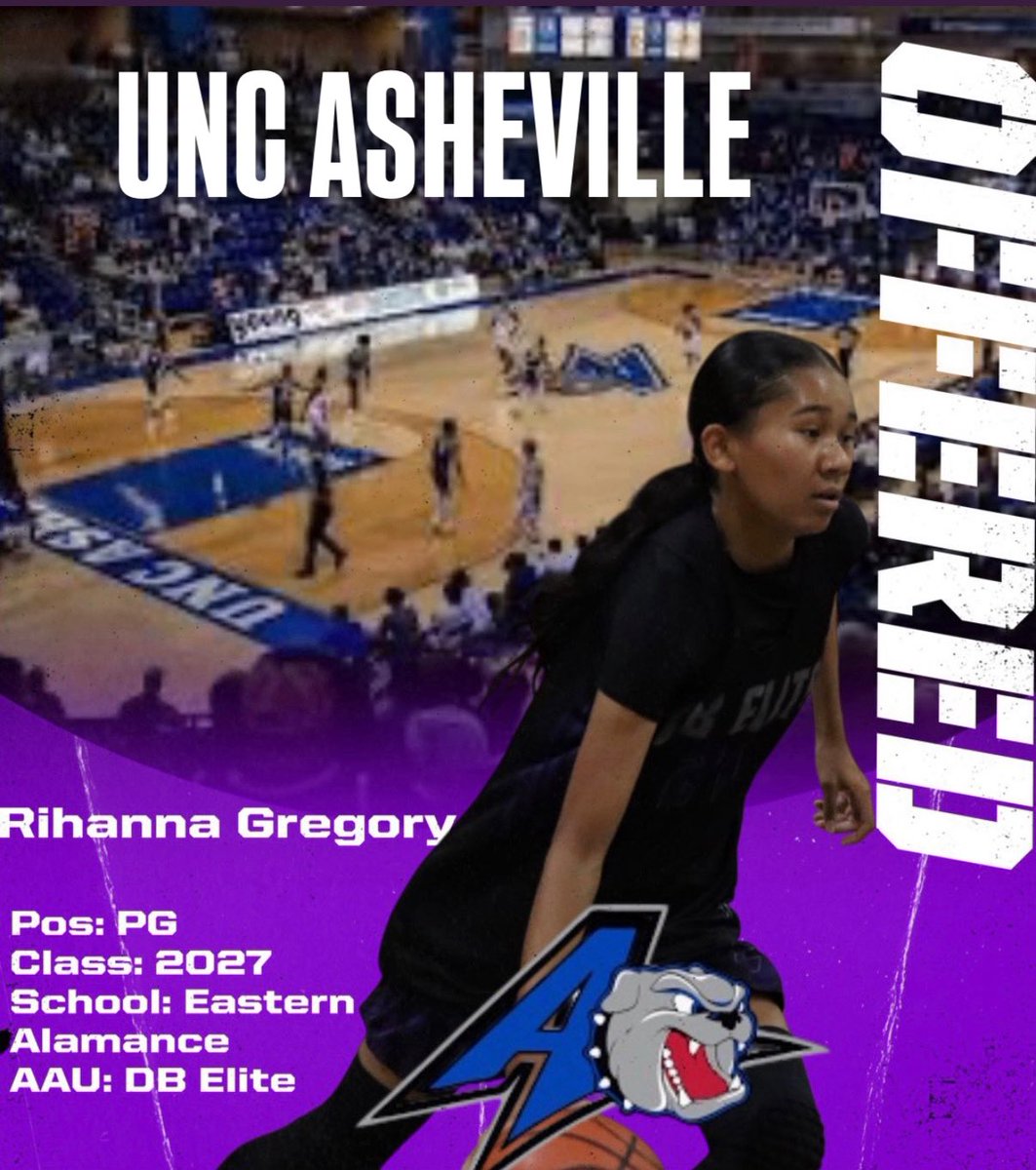 Rihanna Gregory (@rihanna_gregory) on Twitter photo After a great conversation with <a href="/iamtynesha/">Tynesha Lewis</a>, I am grateful to receive an offer from UNC Asheville. Thank you to the <a href="/UNCAvlWBB/">Asheville Women's Basketball</a> staff for the opportunity! <a href="/coachmosesjr/">Mike Moses Jr.</a> <a href="/CoachQLee_/">Quanté Lee</a> <a href="/DBEliteWomens/">DBEliteWomens</a> After a great conversation with <a href="/iamtynesha/">Tynesha Lewis</a>, I am grateful to receive an offer from UNC Asheville. Thank you to the <a href="/UNCAvlWBB/">Asheville Women's Basketball</a> staff for the opportunity! <a href="/coachmosesjr/">Mike Moses Jr.</a> <a href="/CoachQLee_/">Quanté Lee</a> <a href="/DBEliteWomens/">DBEliteWomens</a>