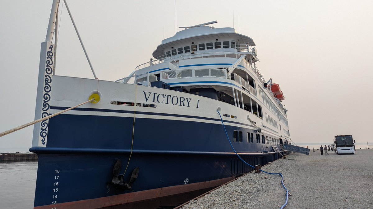 InTheLoopTravel's tweet image. We're in Escanaba, Michigan, today with @VictoryCruise on #VictoryI.
#GreatLakesCruise