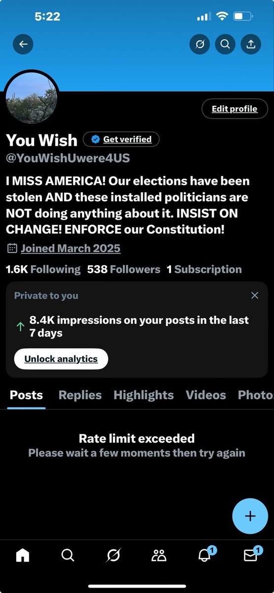 I’ve had WAY too many of these this month <a href="/Support/">Support</a> . Please fix ASAP! My rate limit has NOT been exceeded while paying for 2 other accounts. Possibly 3 (because I can’t remember if I paid the second account monthly or annually) PLEASE FIX <a href="/Support/">Support</a> 
“Rate limit exceeded”