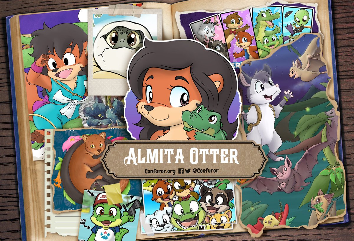 📖✨ Once upon a time, there was an otter who used art to protect nature…

We’re excited to welcome Almitta Otter as a featured artist at Confuror 2025! 🎨🦦