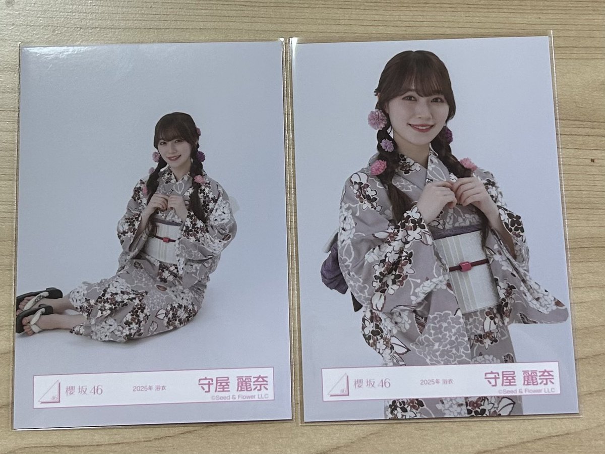 2024年守屋麗奈浴衣直筆サイン中 まこっちゃん on X: