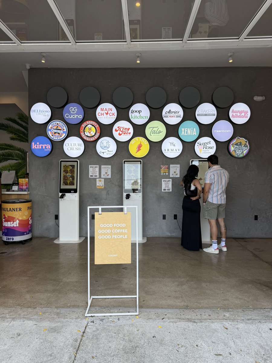 Is this what <a href="/Jason/">@jason</a> meant about the future with ghost kitchens <a href="/travisk/">travis kalanick</a> ? Ordering (king taco of course), from a kiosk but look at how many choices I have!