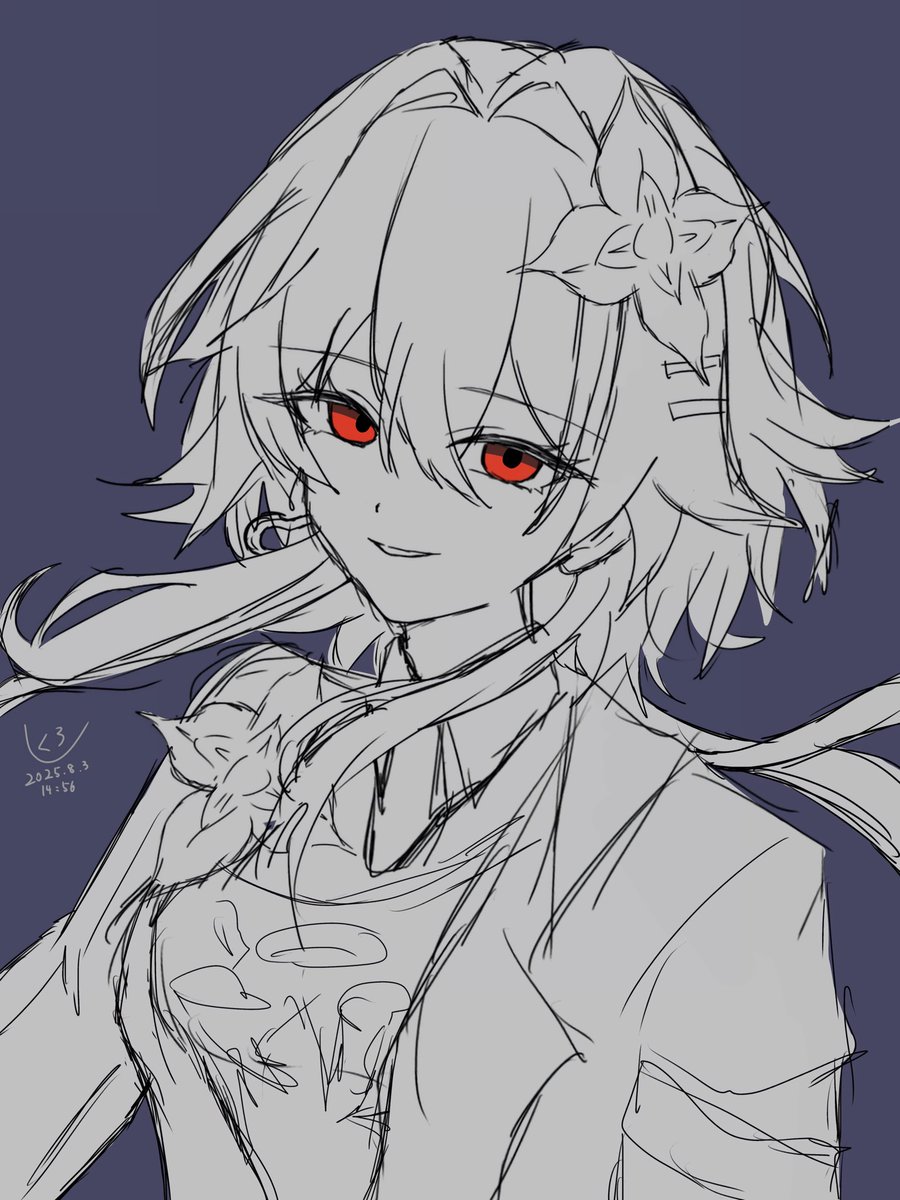 長夜月 落描き
服がわからなかったです…
 #崩壊スターレイル