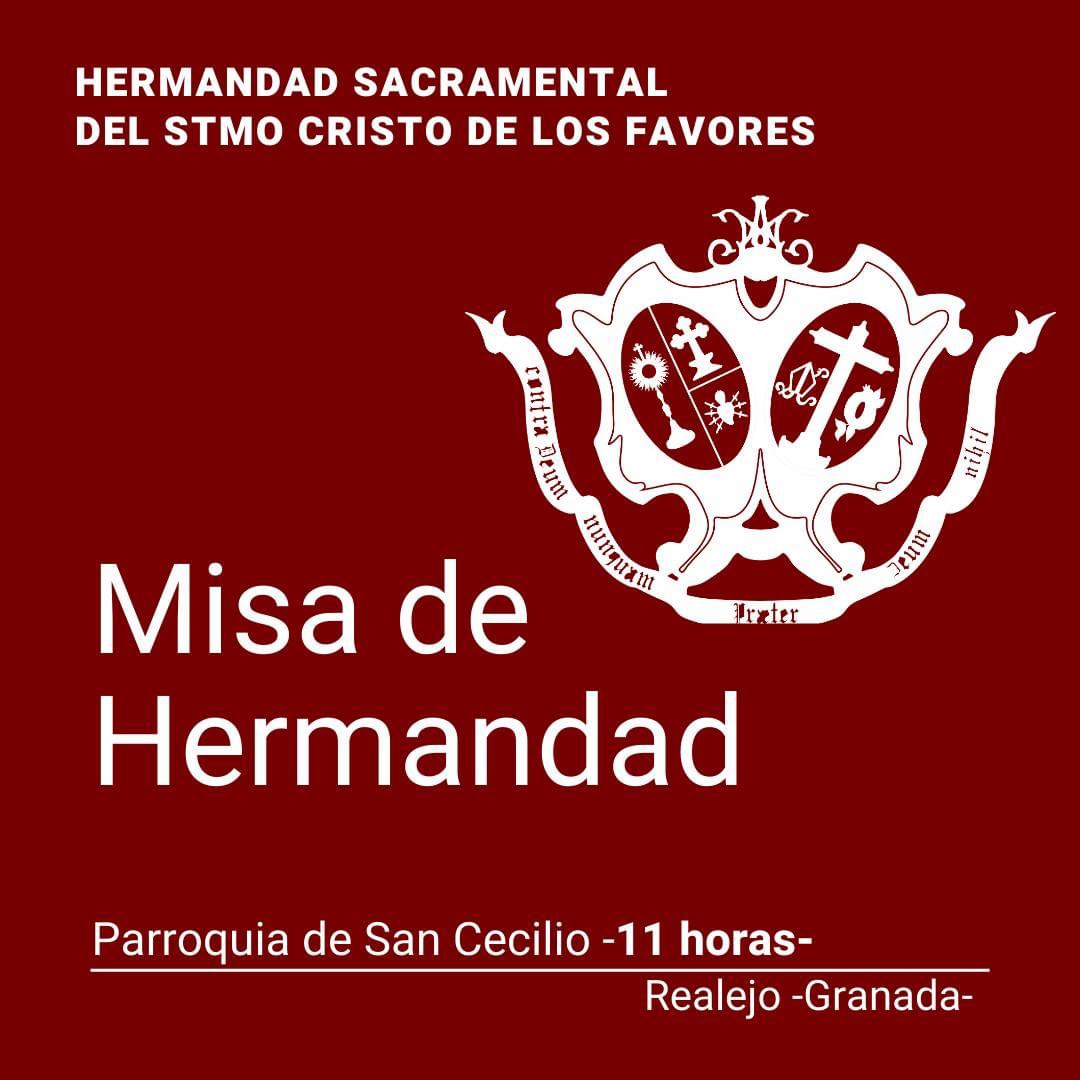 #EvangelioDelDía
“ Ser ricos ante Dios ”
#Santoral: Santa Lidia
#MisaHermandad: 11h
#HermandadDeLosFavores | #Realejo - #Granada