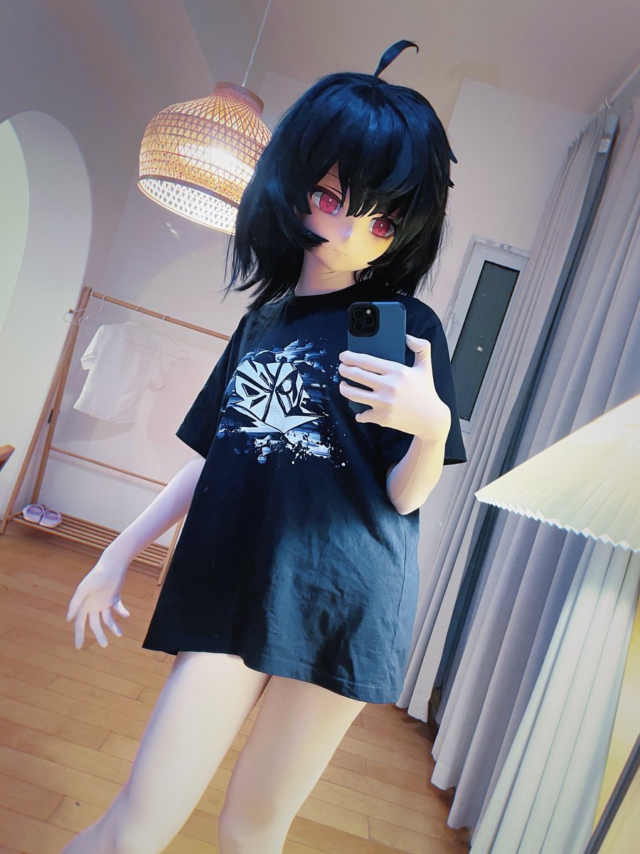 很酷的设计呢，可惜到不了活动现场

🎭：<a href="/Cyberloafing_S/">摸鱼头壳_MYKig</a> 
#kigurumi #着ぐるみ #OTOLIVE