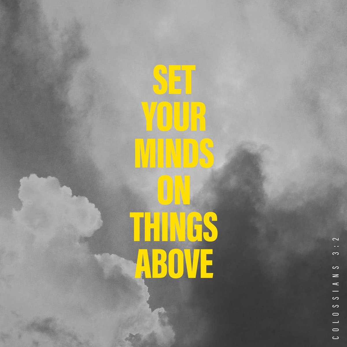 Colossians 3:2 NIV
[2] Set your minds on things above, not on earthly things. 

bible.com/bible/111/col.…