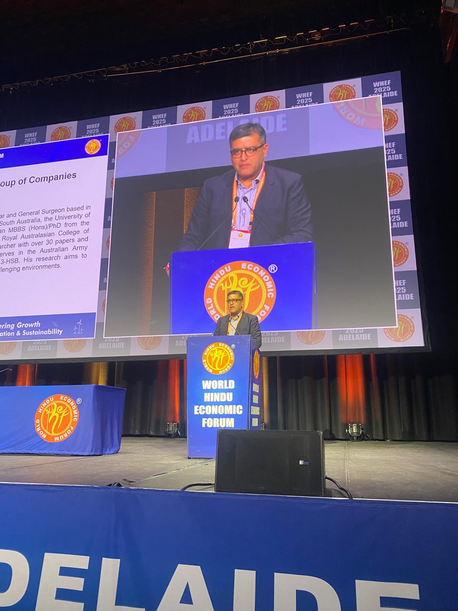 Session 9: Wealth Creation in the Digital Age

Dr. Manoj Motwani, Founder &amp; CEO of MAP Asia Pacific Limited, chaired a powerful session exploring:

“Opportunities Through Innovation and Technology” 📷

#WHEF2025 #WHEF2025Adelaide