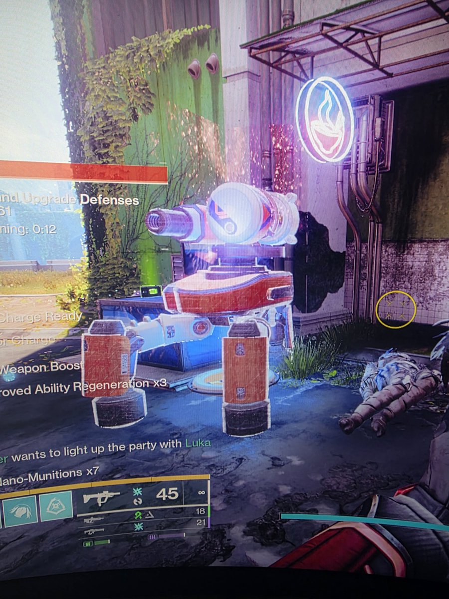 _TheTechJunkie's tweet photo. Uh huh. Seems legit. My turret decided it wanted a promotion. @Bungie @DestinyTheGame @Destiny2Team https://t.co/YrxSQPJpKV