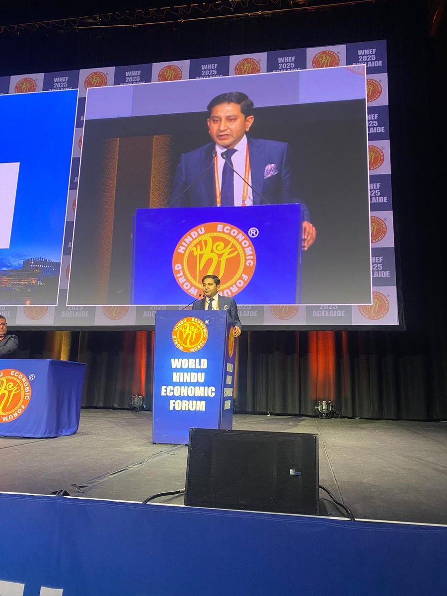 🌟🪔 “WHEF has only one beautiful mission — and it is very inspiring.”

Amit Kumar Das, CEO &amp; Founder of iSOFT Group 💬🌏

#WHEF2025 #WHEF2025Adelaide