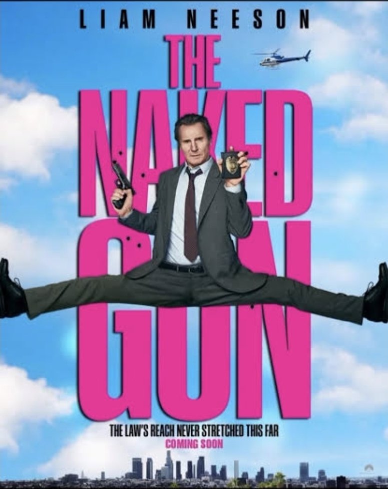 I'm offering a special for anyone who wants to take me to see The Naked Gun when it's released! Either just as a social date or a combined event with other... activities 😉