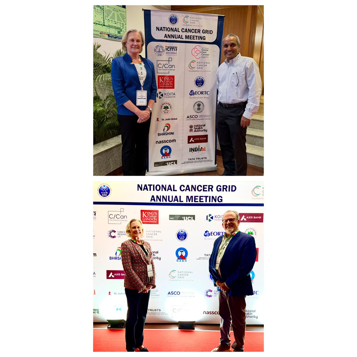 Attending the <a href="/CancerGridIndia/">NationalCancerGrid</a> annual meeting in Mumbai and learning about the terrific projects being undertaken to improve cancer care and control in India. @asco is proud to to be a partner. <a href="/cspramesh/">Pramesh CS</a> <a href="/waltbirch/">Walter Birch</a>