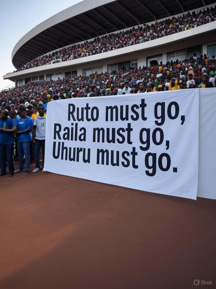 Let this sink in:😳

Over 40 young Kenyans were killed during just one maandamano.

Last year? More than 100 dead.

Not a single officer has been arrested.

Not a single name held accountable.

This is why Kenyans must chant “Ruto must go” during #CHAN2024.

Let the world hear