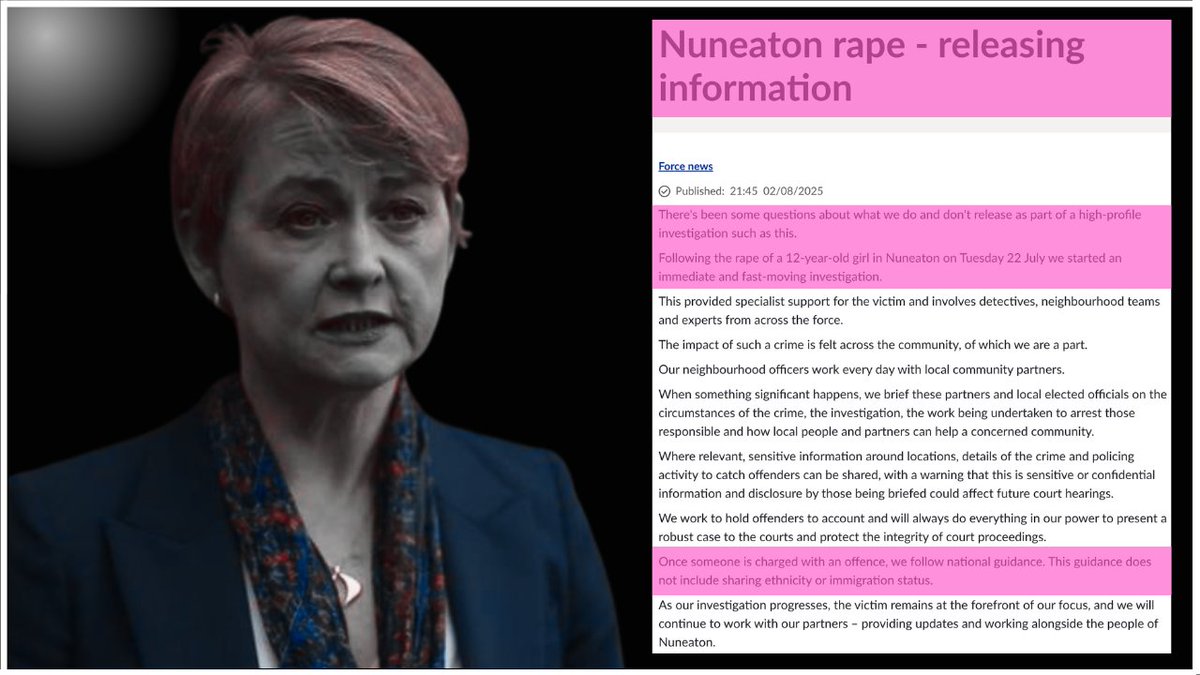 Another Girl, Another Cover Up, Another Case of Lessons Never Learned

Warwickshire Police have confirmed that a 12-year-old girl in Nuneaton has been raped. 

Two men have been charged: Ahmad Mulakhil and Mohammad Kabir, both 23 years old, both Muslim, both Afghan asylum seekers