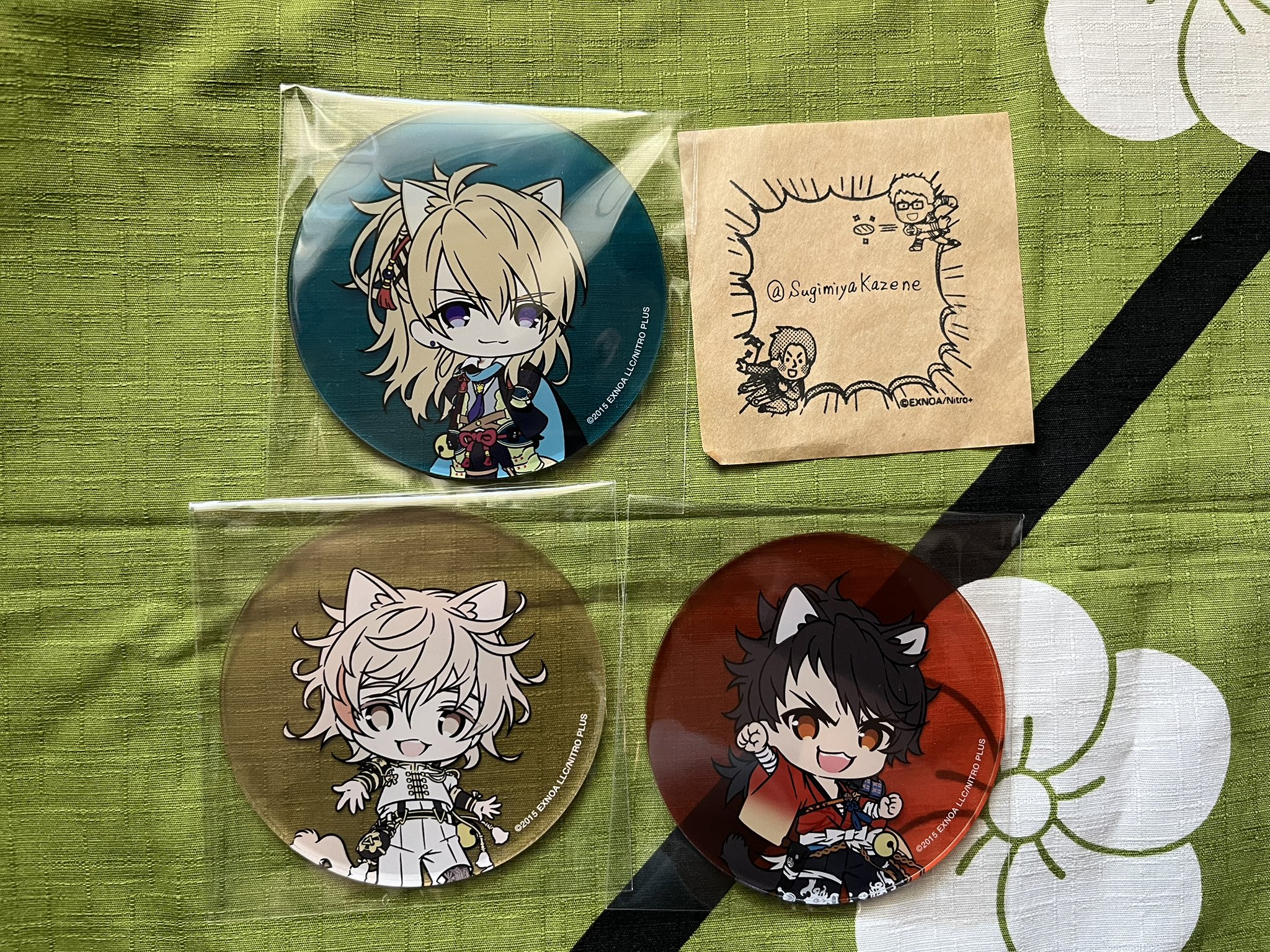 刀剣乱舞無双＆GEO特典・アクリルコースター、オリジナルスキンシール付 刀剣乱舞無双＆GEO特典・アクリルコースター、オリジナルスキン