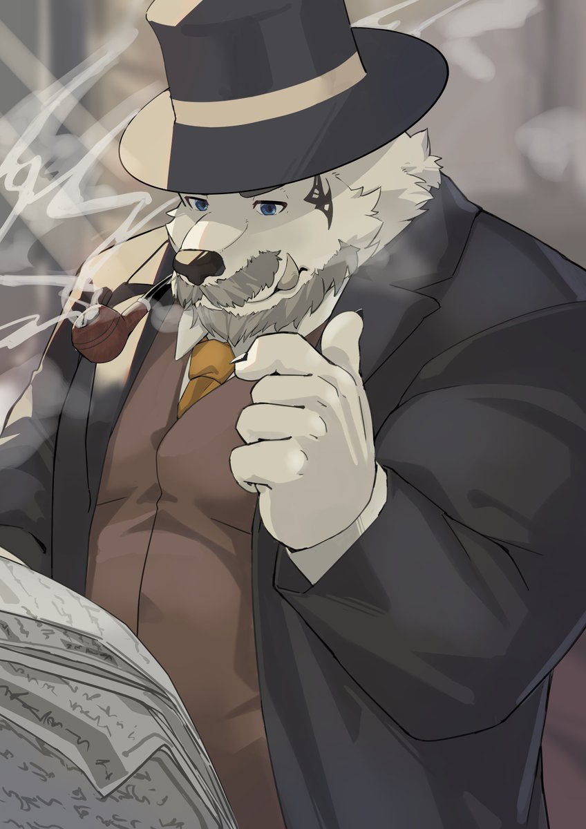 じじケモイラスト　フル
じじけもはええぞ😇 描いてて楽しかったです🙂