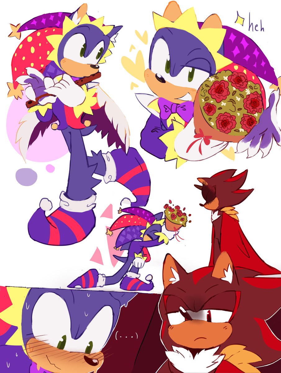 Will he accept? 👀 jester sonic x king shadow au #sonadow #SonicTheHedgehog #sonicfanart #ShadowTheHedgehog #sonicxshadow #sonadowfanart