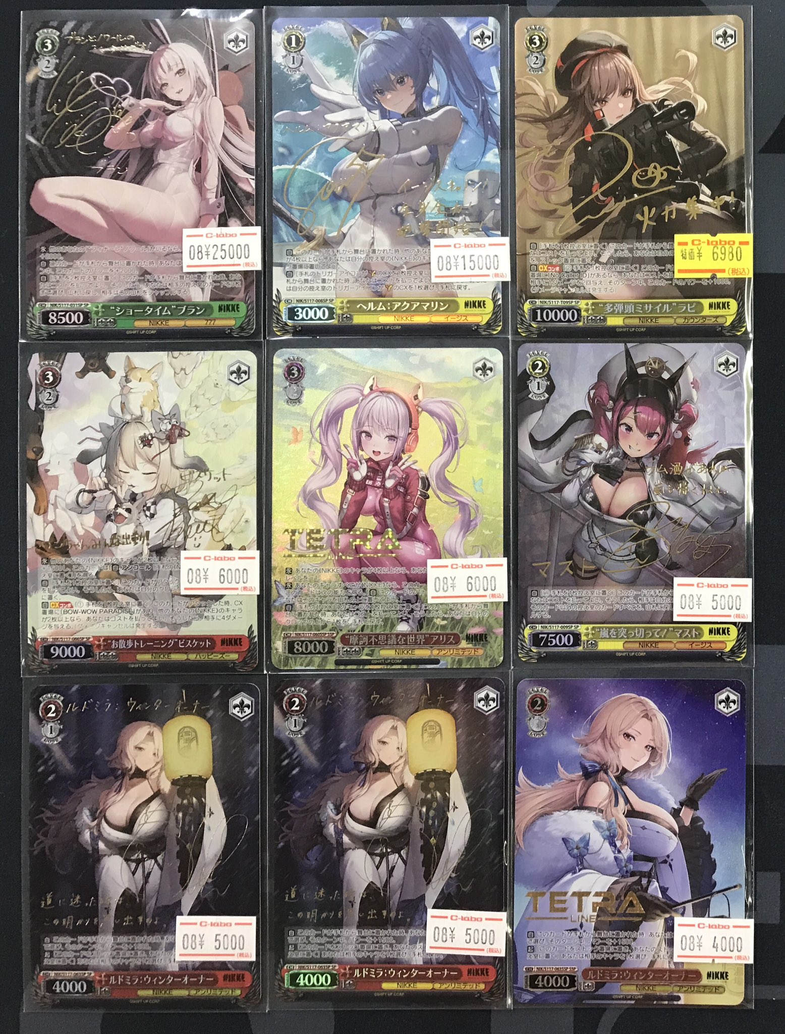 ヴァイスシュヴァルツ　NIKKE ニケ SP ビスケット　お散歩トレーニング ヴァイスシュヴァルツ NIKKE ニケ SP ビスケット お散歩
