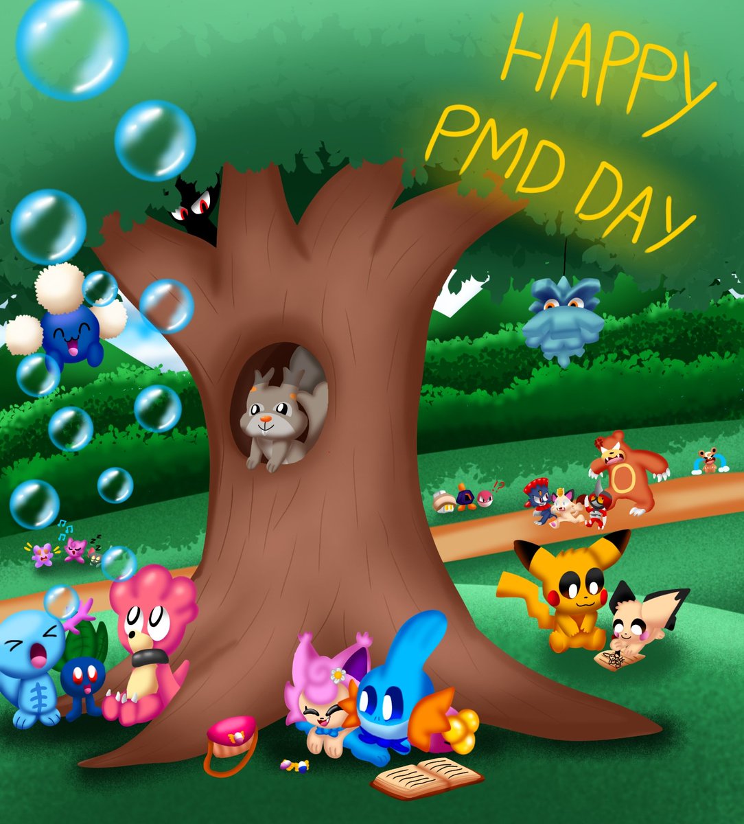 ericdaavi11's tweet photo. Happy PMD day, my favorite Pokémon game :)

#PMDDay #fanart https://t.co/Njxa6TYXAD