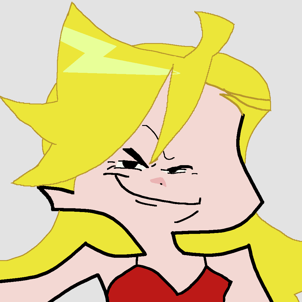Cross_sama_'s tweet photo. I draw Panty as Asgore from meme. :D

#DELTARUNE #pantyandstocking https://t.co/1mrY6BfaYl