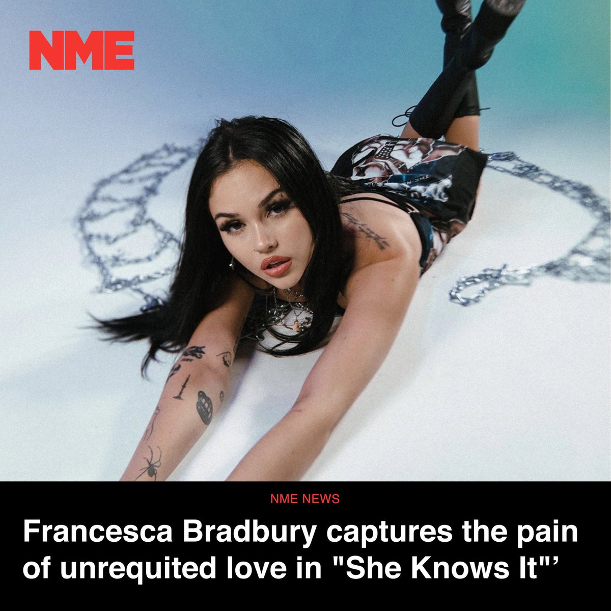 © #NMEMagazineRP › 𝖬𝗎𝗌𝗂𝖼 𝖭𝖾𝗐𝗌 
Francesca (@noxvaline) is back with new music and this time it’s an addictive comeback hit.