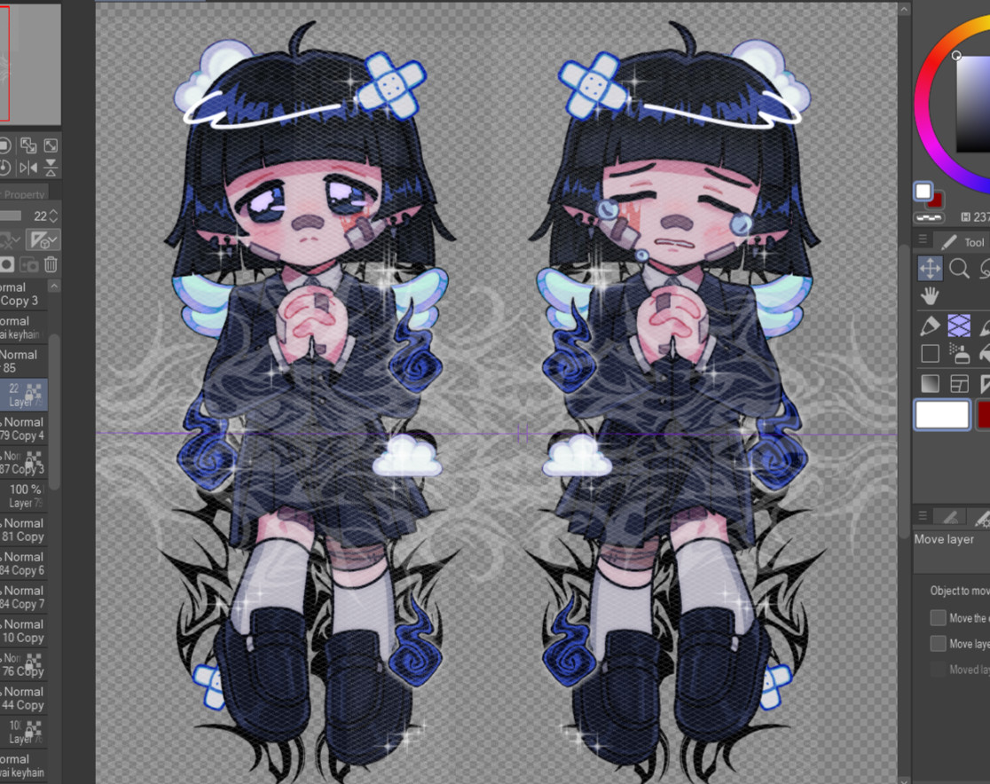 Finished the boira charm design!! sorry I have to put like 20filters