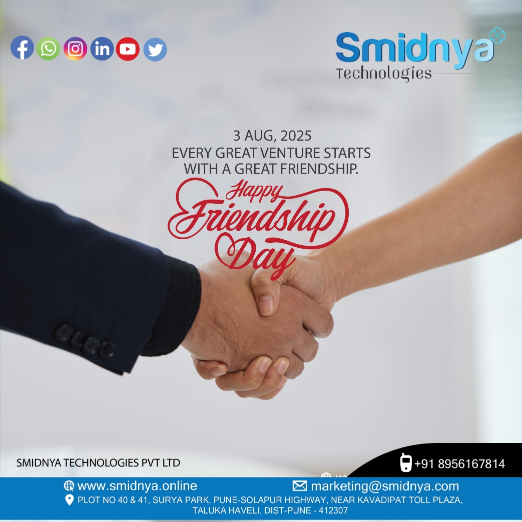 Smidnya11's tweet image. Every great venture starts with great friendship! At Smidnya Technologies, we build success on trust, collaboration, and innovation. Join our journey—where teamwork sparks transformation. #StartupJourney #Friendship #SmidnyaTech