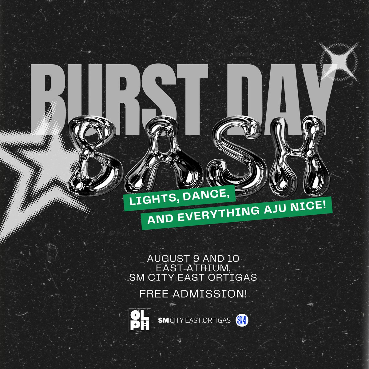 CaratLandPH's tweet image. CARATs, get ready to make some noise! Burst Day Bash is coming to SM East Ortigas on August 9-10! Get ready for a weekend of lights, dance, and all things Aju Nice. ✨

Mark your calendars:
☆ Aug 9 - Carat Market
☆ Aug 10 - Carat Market &amp;amp; Program

#BurstDayBash