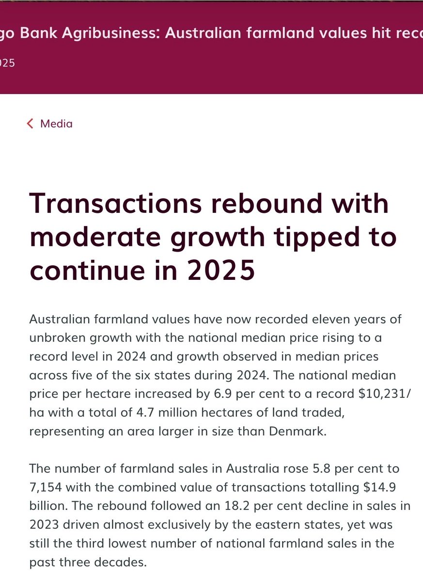 Relocate to #Victoria .
Live the excitement of a first-generation farmer in today's #agricultural industry, including the 'price of entry' to #farming, aka grow food or fibre on zoned #farmland.

📍 $18,000,000 [$790,000/Ha] ℹ️ domain.com.au/aranda-675-whi…

#ausag #agchatoz #MornPen