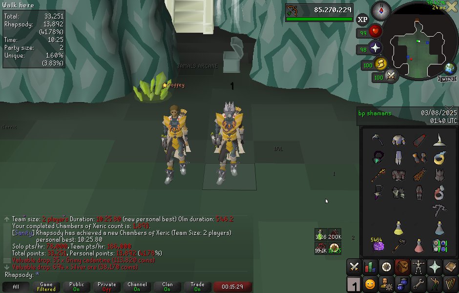 Rank 3 duo chambers w/ <a href="/coffey_rs/">Coffey</a>  10:25.8 (2 ticks off rank 2)