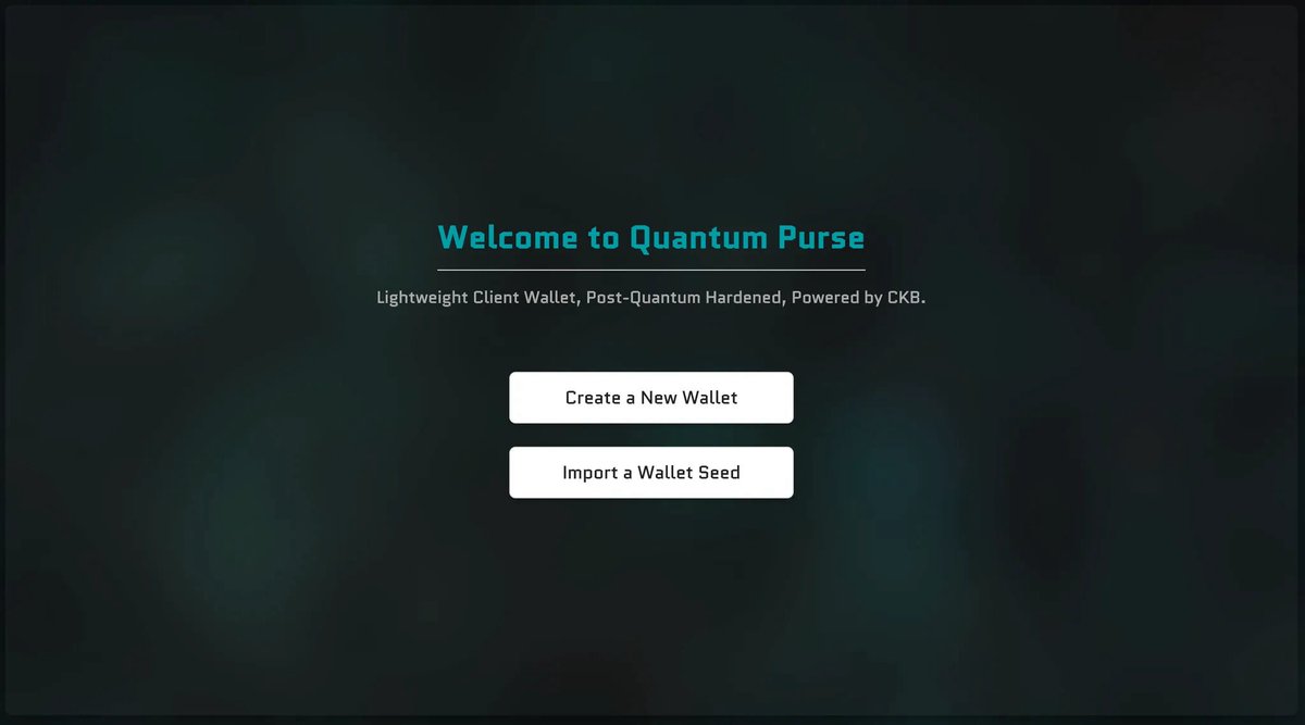 CKBEcoFund's tweet image. We're thrilled to announce that Quantum Purse by github.com/tea2x has successfully completed the Spark Program!
This marks a milestone, delivering the first user-friendly, quantum-resistant wallet to the #Nervos ecosystem. Tea's dedication and quality of work have set a…