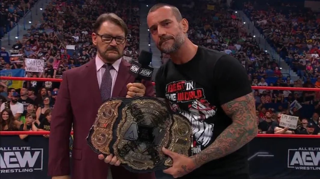 ππΈπππ πΎπ πππππ£ππ ξ¨ (@adamgoldberg28) on Twitter photo Punk may have lost the world heavyweight championship tonight. 
At least heβs still the real worlds champion. Punk may have lost the world heavyweight championship tonight. 
At least heβs still the real worlds champion.