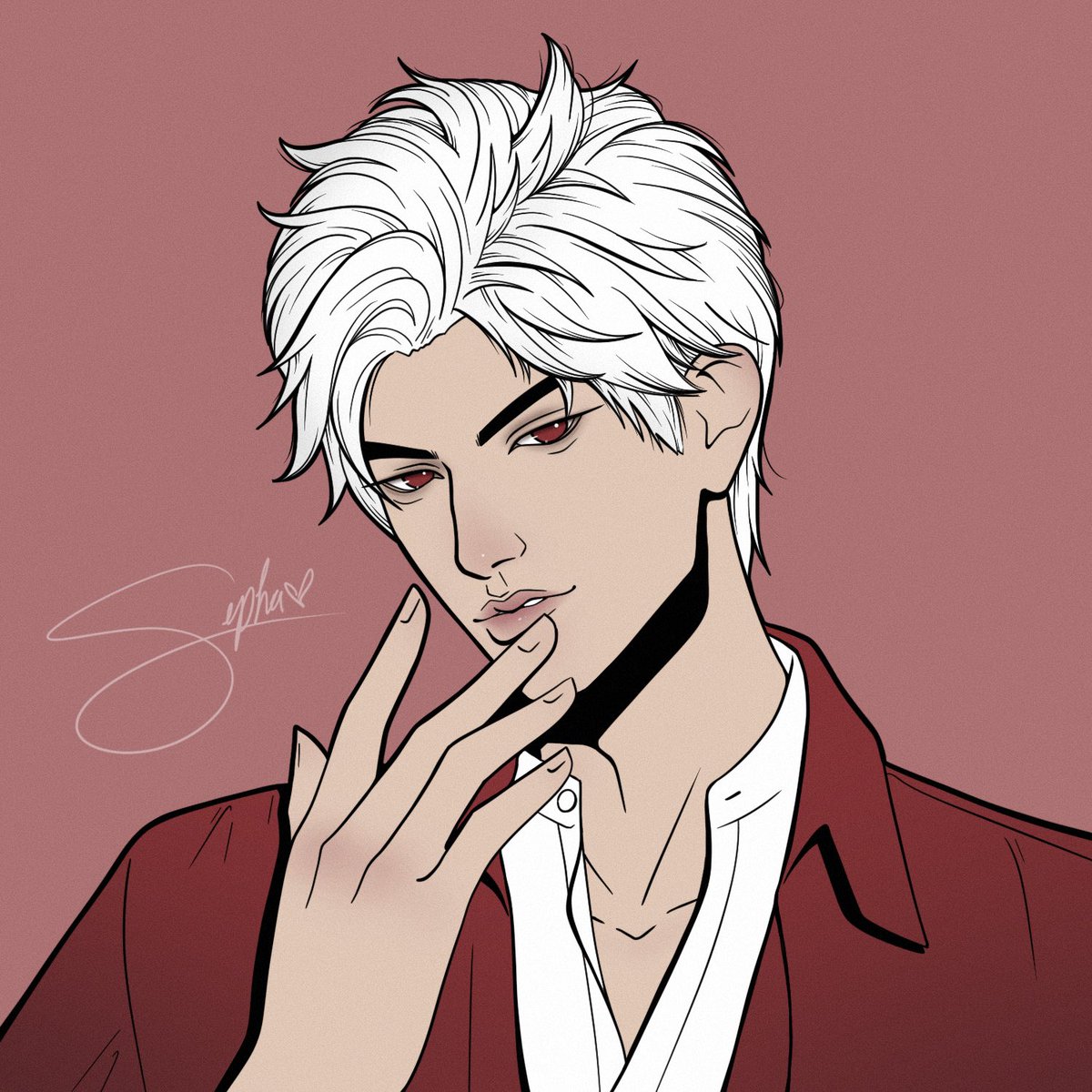 wanted to draw sylus… how did i do 👉🏽👈🏽
