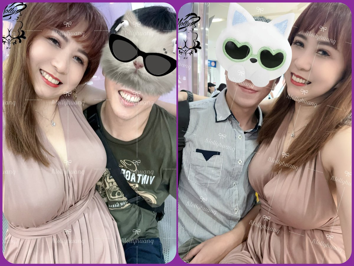 #如果真的有遇到我都可以跟我打招呼（我老公在旁邊也是可以的）
8/2號星期六市府轉運站，
被兩位推友補獲成功😆
他們突然擦身而過，
然後又退回來轉身問說，
請問妳是….
推特Mollyhuang嗎？

那時候的我還帶著口罩，
結果還能被認出來，
而且我故意不說，
我穿什麼衣服，
難道我真的這麼好認嗎？😂

當然有補獲到我的推友，
我們都聊得很開心，
而且都有給他們小福利呀！
至於什麼小福利他們知道就好😈
所以你看他們笑得多開懷呀🤭
#謝謝你們的不嫌棄跟我在轉運站聊天🥰

難怪@Pattybaby7188 都害怕跟我走在台北街頭🥺
每次去台北都把我帶去汽車旅館欺負😢

#轉推愛心❤️
置頂文長影片8/4號晚上要上鎖了唷😆
#感覺派微肉感人妻💋
