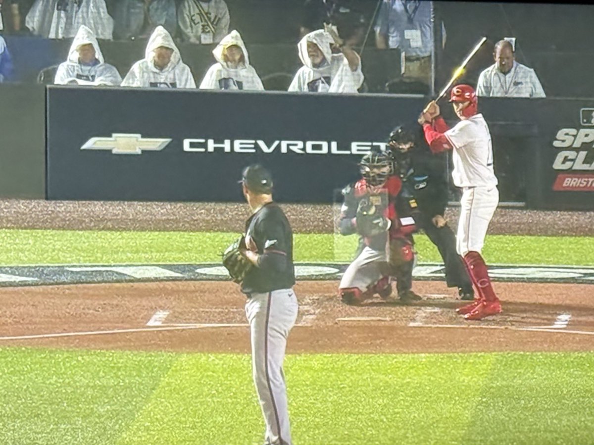MLB didn’t think the white ponchos through