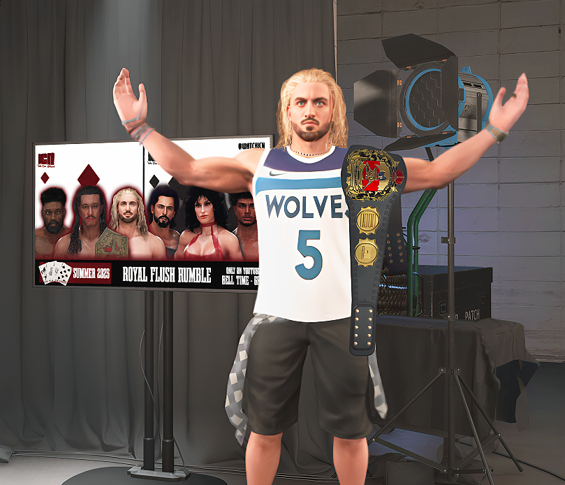 486 days ago, I had my first match in this community, and 486 days later, for the first time ever, I can myself a World Champion.

LONG. TIME. COMING.

#WWE2K25 #CAW