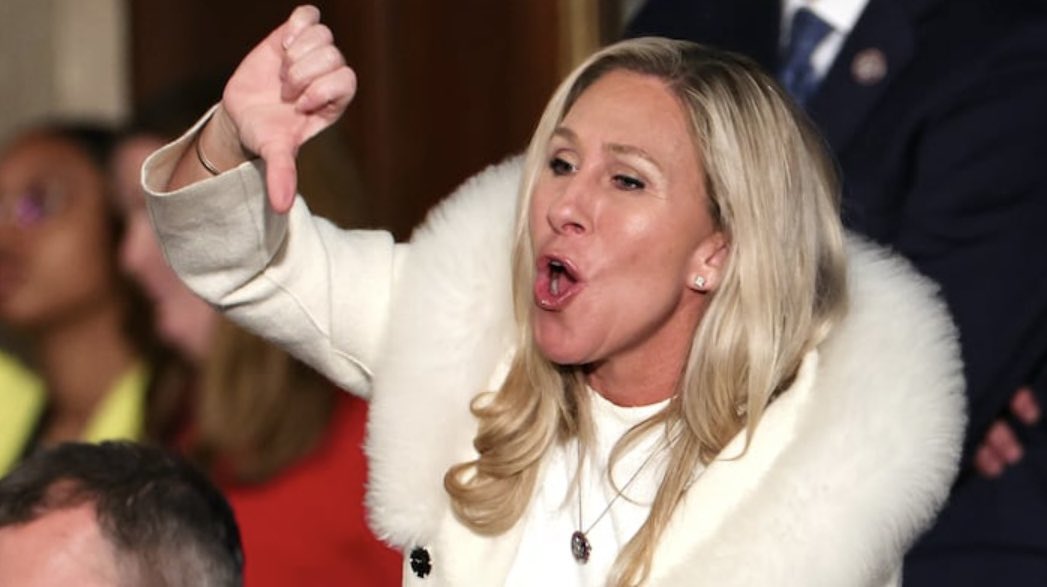 MTG has had enough of the GOP.
“I don’t know if the Republican Party is leaving me, or if I’m just not relating to it as much anymore,” Greene told the Daily Mail. “The course that it’s on—I don’t want to have anything to do with it.”

“I just don’t care anymore,” she added.