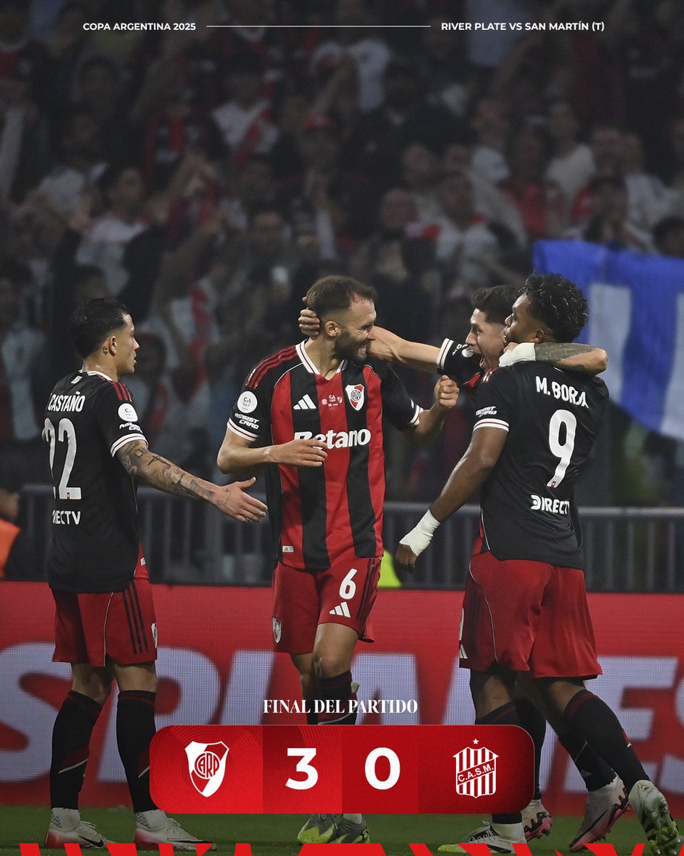 RiverPlate's tweet image. ¡¡¡GANÓ RIVER!!! 🤍❤️🤍

⚽⚽ Gonzalo Montiel
⚽ Giuliano Galoppo
